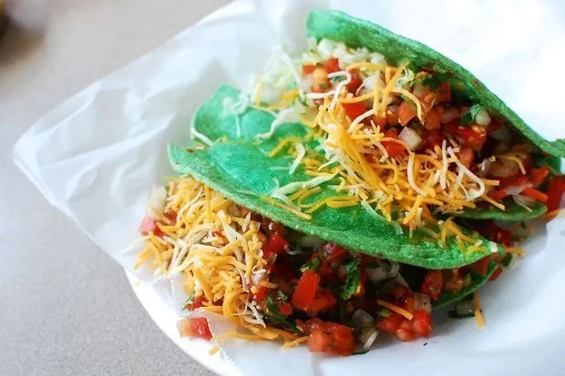 Takko Tascara Taco Shells — Spinach